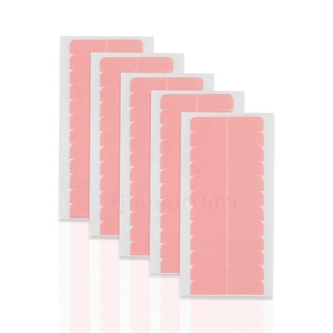 Biểu Tượng Tùy Chỉnh Và Bao Bì 4*0.8Cm Đôi Hai Mặt Phần Mở Rộng Tóc Dính Băng Tab Cho Băng Trong Phần Mở Rộng Tóc Băng Thay Thế - Product Image 5