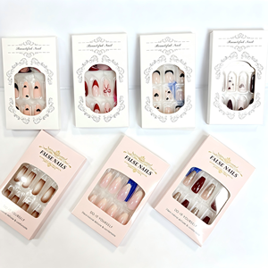 Vente en gros de faux <span class=keywords><strong>ongles</strong></span> personnalisés en amande, faits à la main, en gel ABS souple, design de luxe léger, autocollants pour <span class=keywords><strong>ongles</strong></span>, <span class=keywords><strong>ongles</strong></span> à presser entièrement ornés de diamants - Product Image 1
