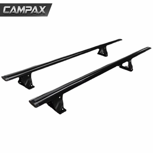 [CAMPAX] Barras Transversales de Techo de Aluminio, Universales, Antirrobo, Ajustables, 30 kg, para Sedán, Camioneta, 4x4 |   Dachtrager - Product Image 1