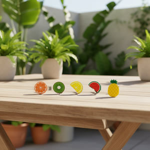 Pinza para el pelo con diseño de fruta de 7 cm, accesorio para el cabello para mujeres y niñas - Product Image 3