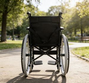 Sillas de ruedas manuales con respaldo son adecuadas para la rehabilitación hospitalaria y para personas con movilidad reducida. - Product Image 6