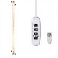 Lampu LED Strip Spektrum Penuh Cob Merah dan Biru IP54 Dapat Diredupkan untuk Tanaman Indoor, Batang Lampu untuk Pertumbuhan Vegetatif dan Pembungaan