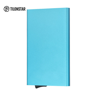 TILONSTAR TVC100A Business <b>Smart</b> Anti-RFID Aluminum Case MInimalist Pop up Bank Credit Card Holder for Women Men Daily - Product Image 5