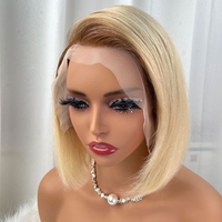 Perruque Lace Front HD 13x6 en Cheveux Humains, Densité 200%, 100% Cheveux Naturels, Perruque Frontale HD Complète, Longueur Personnalisée