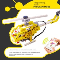 Nouveau Kit de Programmation Robotique K002 Jaune en Plastique ABS Compatible pour Enfants, 40 Pièces, Animaux et Nature, Jouets Éducatifs à Assembler