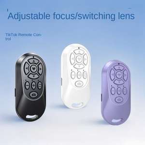 Nuevo Control Remoto Inalámbrico con Zoom Recargable para Video, Enfoque Ajustable, Bluetooth para Selfies con Teléfono Móvil - Product Image 1