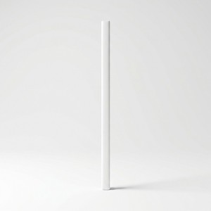 Piastrella Angolare Bianca Opaca 1x30 Cm Spessore 6 Mm Bordi Irregolari Finitura Opaca - Product Image 1