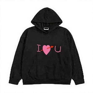 เสื้อฮู้ดดี้โอเวอร์ไซส์ผ้าเทอร์รี่พิมพ์ลายดิจิทัลสำหรับผู้ชาย แบรนด์ OEM รุ่น Solid Lined แฟชั่นฤดูใบไม้ร่วง - Product Image 3
