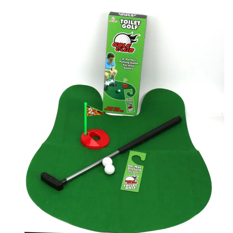 Toilette Badezimmer Mini Golf Töpfchen Time Putter Spiel für Great Gag Geschenk oder White Elephant Geschenk oder Dirty Santa Geschenke