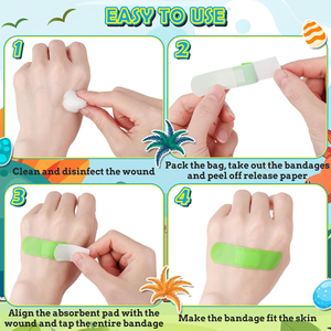 High Quality Breathable <strong>Plaster</strong> Band Aids with Cute Printed Logo Custom Private Label Bandaid Manufacturer - Product Image 4