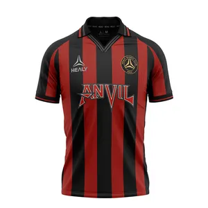 Cổ áo Retro thiết kế cho bóng đá Jersey người đàn ông trẻ em phụ nữ Bóng Đá Áo sơ mi Câu Lạc Bộ Bóng Đá t Áo sơ mi bóng đá cổ điển T-Shirt