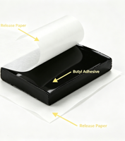 Bloc d'adhésif thermofusible noir en butyl pour rénovation automobile, mastic d'étanchéité pour phares de voiture, injection et scellement des lampes automobiles - Vente en gros usine