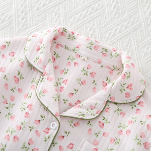 <span class=keywords><strong>Abbigliamento</strong></span> <span class=keywords><strong>da</strong></span> donna in cotone 100% con Logo personalizzato pigiama invernale caldo - Product Image 5