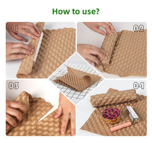 Papier kraft recyclable bulle amortissement pour les cosmétiques - Product Image 5
