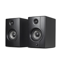 Pour le marché américain, haut-parleur actif professionnel de studio et de home cinéma en bois, 50W, 4 pouces, woofer, basses, RCA, TRS, audio DJ