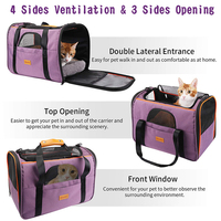 Sac de Transport de Voyage de Luxe Approuvé par les Compagnies Aériennes pour Chiots, Chats et Chiens