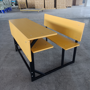 Fabricants de mobilier scolaire, bancs doubles pour salles de classe, table-<span class=keywords><strong>banc</strong></span> en bois - Product Image 4