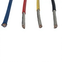 -İzoleli Kalay Kaplı Yüksek Sıcaklık Teli PTFE izolasyonlu; FF46-1 Model 012/02/03/035/05/075 mm Ölçülü Topraklama Döngüsü Bobinleri