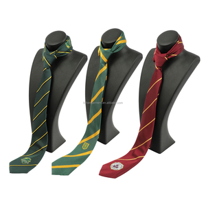 Cravate en polyester de haute qualité pour uniforme de personnel, tissu premium, cravate de club pour les forces de sécurité, ajustable - Product Image 1