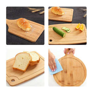 Ustensile <span class=keywords><strong>de</strong></span> <span class=keywords><strong>cuisine</strong></span> Fromage Fruits Planche à découper en bois Planche à découper Bambou Bois massif Pizza Pain Planche à découper avec trou <span class=keywords><strong>de</strong></span> suspension - Product Image 6