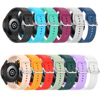 Fabrication en usine de bracelets de montre en vrac Bracelet en silicone pour Samsung galaxy Watch 4 5 6 Pro Classic 40 44 45 46 42 mm
