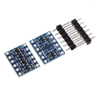 5PCS Módulo convertidor de nivel lógico de 2/4 canales, bidireccional, de 5V a 3.3V