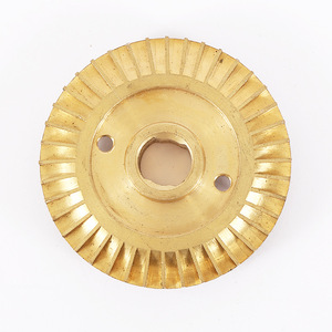 定制加工铜质水泵叶轮单双面全规格可定制80*8泵配件 - Product Image 4