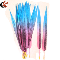 Vente en gros de queues de faisan synthétiques Lady Amherst accessoire de représentations de scène de carnaval pour le ramadan et l'obtention du diplôme