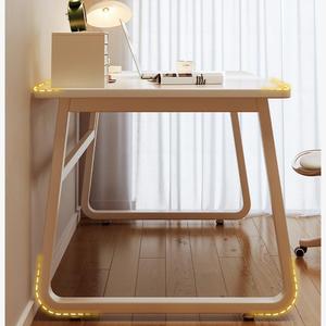 <span class=keywords><strong>Escritorio</strong></span> <span class=keywords><strong>Blanco</strong></span> Nórdico <span class=keywords><strong>Sencillo</strong></span> para Hogar Dormitorio de Estudiante <span class=keywords><strong>Escritorio</strong></span> para Computadora de Sobremesa - Product Image 4