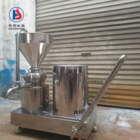 Broyeur colloïdal industriel en acier inoxydable, broyeurs colloïdaux, extraction de lait de souchet, pâte de haricots, machine à fabriquer du beurre de cacahuètes