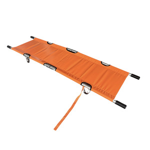 Folding Emergency Stretcher Aluminum Alloy Orange Color 206x55x13.5cm For Fire Rescue - Product Image 4