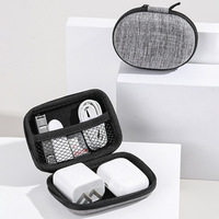 Sac de rangement numérique portable, boîte de rangement pour câbles de données, EVA résistant à l'eau, chargeur écologique, protection du câble d'alimentation et du disque dur