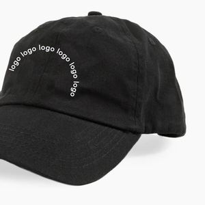 Gorra de Béisbol Personalizada al por Mayor de 6 Paneles con Logotipo, Estilo Deportivo Casual para Exteriores con Bordado de Letras, Base Negra, Tejido Común - Product Image 3