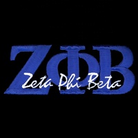 Patch brodé grec Zeta Phi Beta, lettres individuelles blanches, ensemble d'emblèmes