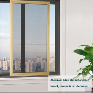 Aluminum Alloy Stainless Steel Anti-Mosquito Invisible <strong>Window</strong> <strong>Screen</strong> Translatable Pull <strong>Screen</strong> for Household Use Made Door <strong>Window</strong> - Product Image 4