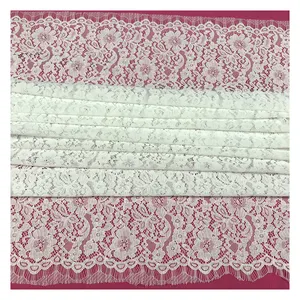 Corda de cílios retrô branca, 65% nylon 35% algodão 1.5*1.5 metros para uma peça, corda de noiva, tecido para roupa