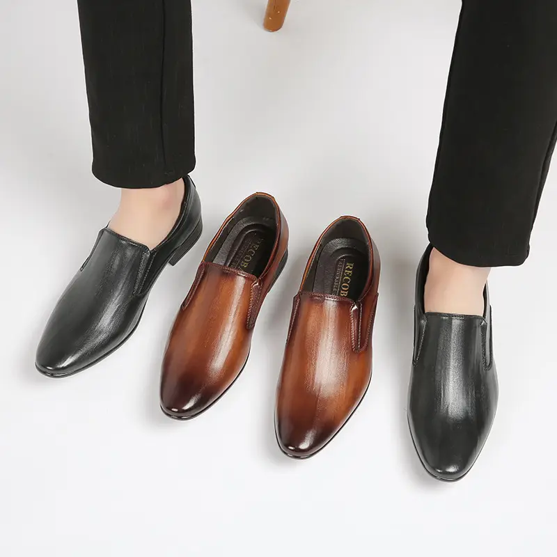 New arrival slip on comfortable dress shoes for men fashion shoes classic men shoes