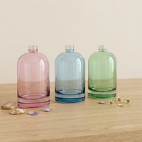 Bouteille en verre colorée réutilisable, petite, vide, pour diffuseur d'arômes, diffuseur de parfum d'intérieur, bouteilles en verre pour diffuseur de roseaux