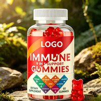 Complément Alimentaire GMP : Gommes Multivitaminées Sans Sucre pour Femmes, Hommes et Adultes – Soutien Immunitaire 9-en-1