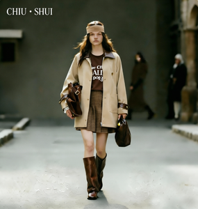 Manteau <span class=keywords><strong>trench</strong></span> mi-long pour femme, doublure en polaire vintage d'automne, fermeture éclair et design de col à revers assorti à tout - Product Image 1