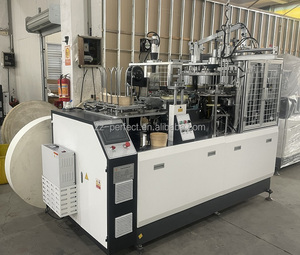 Máquina de fabricación de cajas de papel Doner de cuenco redondo para llevar ultrasónico completamente automático - Product Image 6