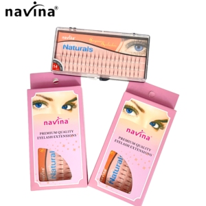 Navina tự làm cụm lông mi mở rộng lông mi khối lượng lông mi dễ dàng để áp dụng tại nhà hiệu ứng giống như Salon - Product Image 5