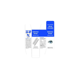 Tiras de Schirmer para Prueba de Ojo Seco, de Uso Científico y Quirúrgico, OEM (Caja de 100 Unidades, Certificación ISO y CE, Marca Azul) - Product Image 1