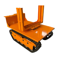 Raupentransporter Raupendumper Gummiketten-Mini-Kompakt-Raupentransporter Elektrischer Ferngesteuerter Transporter Fahrgestell 1 Jahr Garantie Hebei