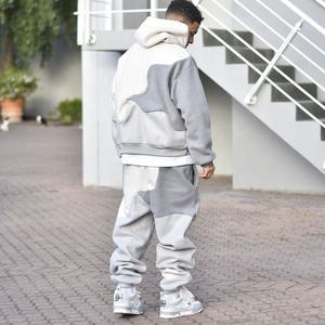 Custom 380 Gsm Tracksuit Heavyweight <strong>Cut</strong> <strong>and</strong> <strong>Sew</strong> Tracksuit for Men Patchwork Sweatsuit <strong>Hoodie</strong> <strong>and</strong> Sweatpants Set - Product Image 3