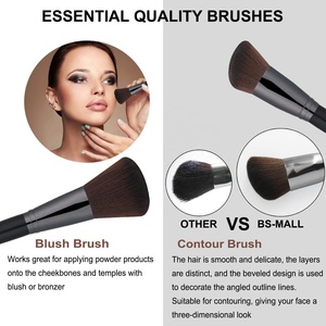 Màu Đen Biểu Tượng Tùy Chỉnh Mỹ Phẩm Bàn Chải 16Pcs Bán Sỉ Khuôn Mặt Make Up Brushes Set Trang Điểm Chuyên Nghiệp Công Cụ Bàn Chải <span class=keywords><strong>Kit</strong></span> - Product Image 3