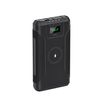 Estación de energía de función UPS de 76800mAh de alta capacidad, bancos de energía portátiles ABS para computadora portátil, paquete de energía de 5V 9V 12V 19V 20V 24V