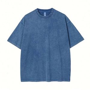 Design Loose Fit Graphic or Blank Options 230g Streetwear Style Cotton T-<b>Shirts</b> - Product Image 4