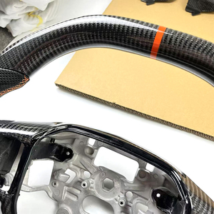 พวงมาลัยรถพรีเมี่ยม, สำหรับรถ Ford Raptor F150มัสแตง M5 M2โฟกัส X5 X6หนังคาร์บอนไฟเบอร์สไตล์สปอร์ตอัพเกรด - Product Image 4