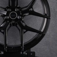 XLUN Nouvelles jantes monobloc forgées noires brillantes 6061-T6 pour M3/M4 Mercedes AMG Audi RS Tesla Model 3/Y - 18-24 pouces - Garantie 5 ans